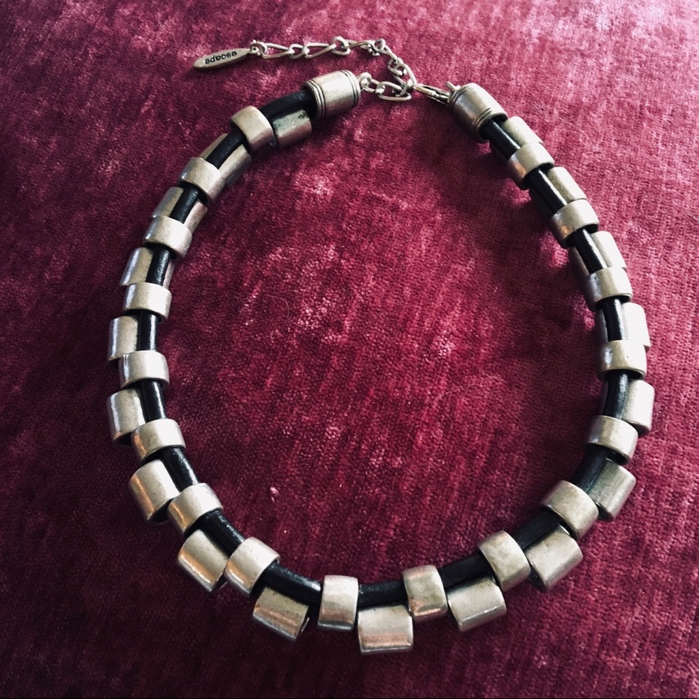 Escape From Paris Silver Necklace